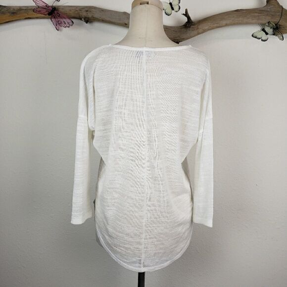 Olive & oak lightweight burnout sweater - Picture 6 of 8